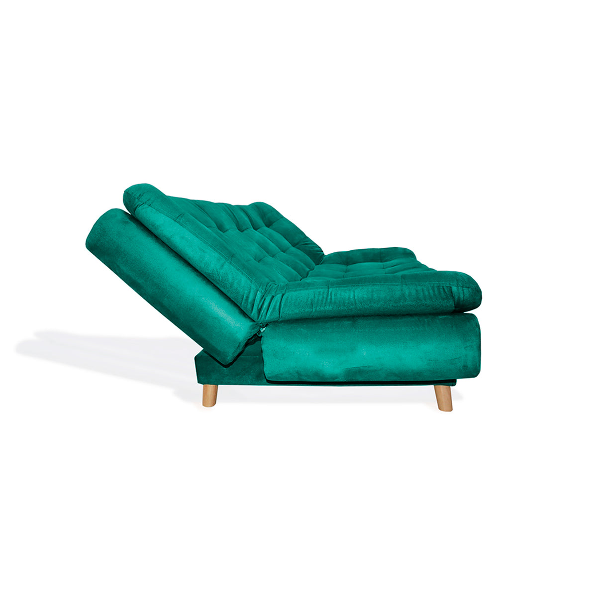 Sofá Cama Meier Verde 175x90cm con Dos Cojines - Sofas y Poltronas | Bylmo