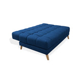 Sofá Cama Baumann Azul Petróleo 180x90cm con Cuatro Cojines - Sofas y Poltronas | Bylmo