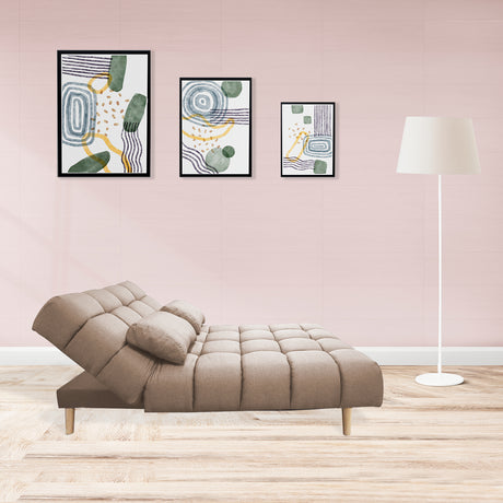 Sofá Cama Baumann Camel 180x90cm con Cuatro Cojines - Sofas y Poltronas | Bylmo