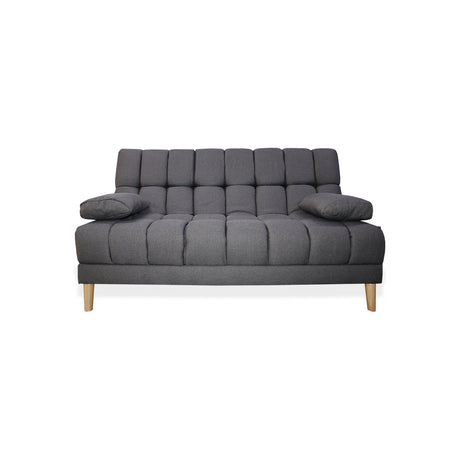 Sofá Cama Baumann Gris 180x90cm con Cuatro Cojines - Sofas y Poltronas | Bylmo