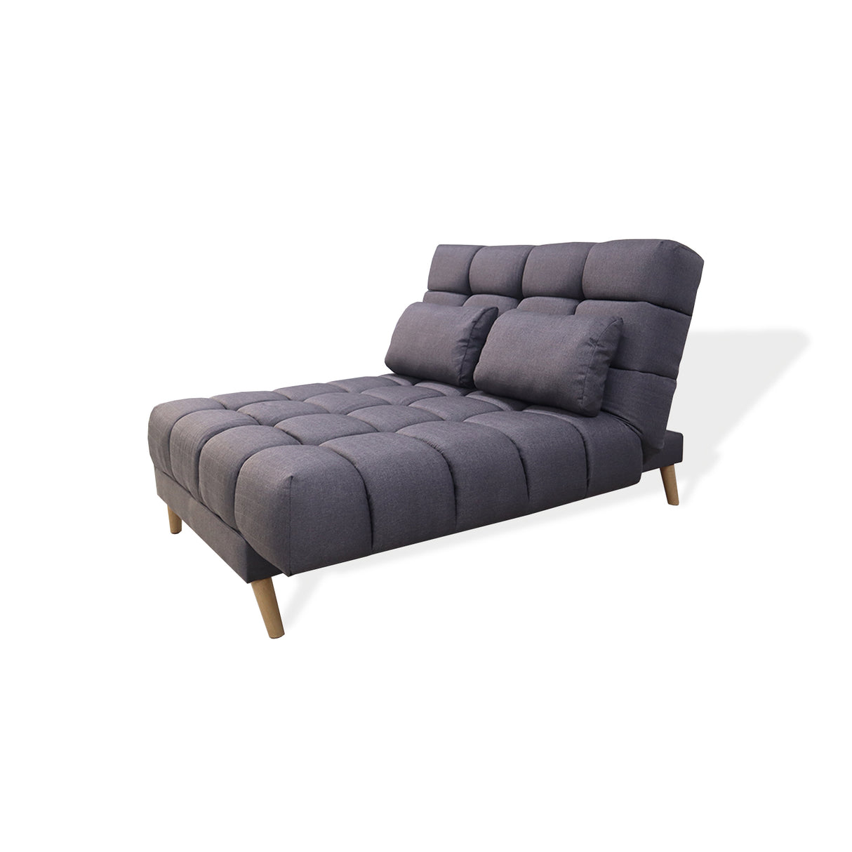 Sofá Cama Baumann Gris 180x90cm con Cuatro Cojines - Sofas y Poltronas | Bylmo