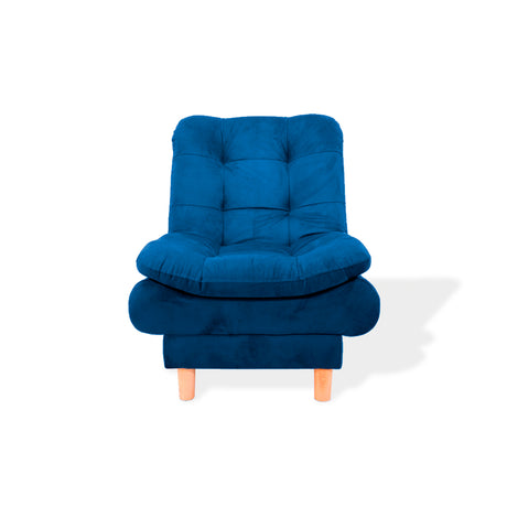 Poltrona Meier Azul Petróleo 70x90cm Reclinable - Sofas y Poltronas | Bylmo