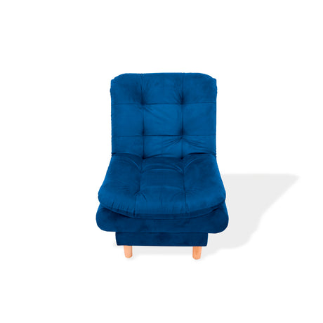Poltrona Meier Azul Petróleo 70x90cm Reclinable - Sofas y Poltronas | Bylmo