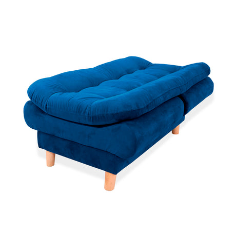 Poltrona Meier Azul Petróleo 70x90cm Reclinable - Sofas y Poltronas | Bylmo