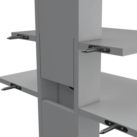 Repisa para TV Burgos Blanco 60.1x43.7cm Para TV hasta 45 Pulgadas - Muebles de TV | Bylmo