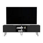 Rack De Tv Vassel Wengue 180x52.5cm Para Tv Hasta 70 Pulgadas