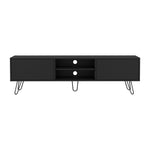 Rack De Tv Vassel Wengue 180x52.5cm Para Tv Hasta 70 Pulgadas