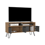 Mesa Para Tv Vegas Miel 121.5x60.6cm Para Tv Hasta 55 Pulgadas