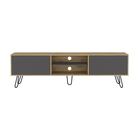 Rack de TV Vassel Macadamia 180x52.5cm Para TV hasta 70 Pulgadas - MUEBLES DE TV | Bylmo