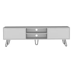 Rack De Tv Vassel Blanco 180x52.5cm Para Tv Hasta 70 Pulgadas