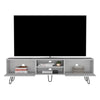 Rack De Tv Vassel Blanco 180x52.5cm Para Tv Hasta 70 Pulgadas