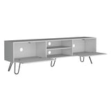 Rack de TV Vassel Blanco 180x52.5cm Para TV hasta 70 Pulgadas - Muebles de TV | Bylmo