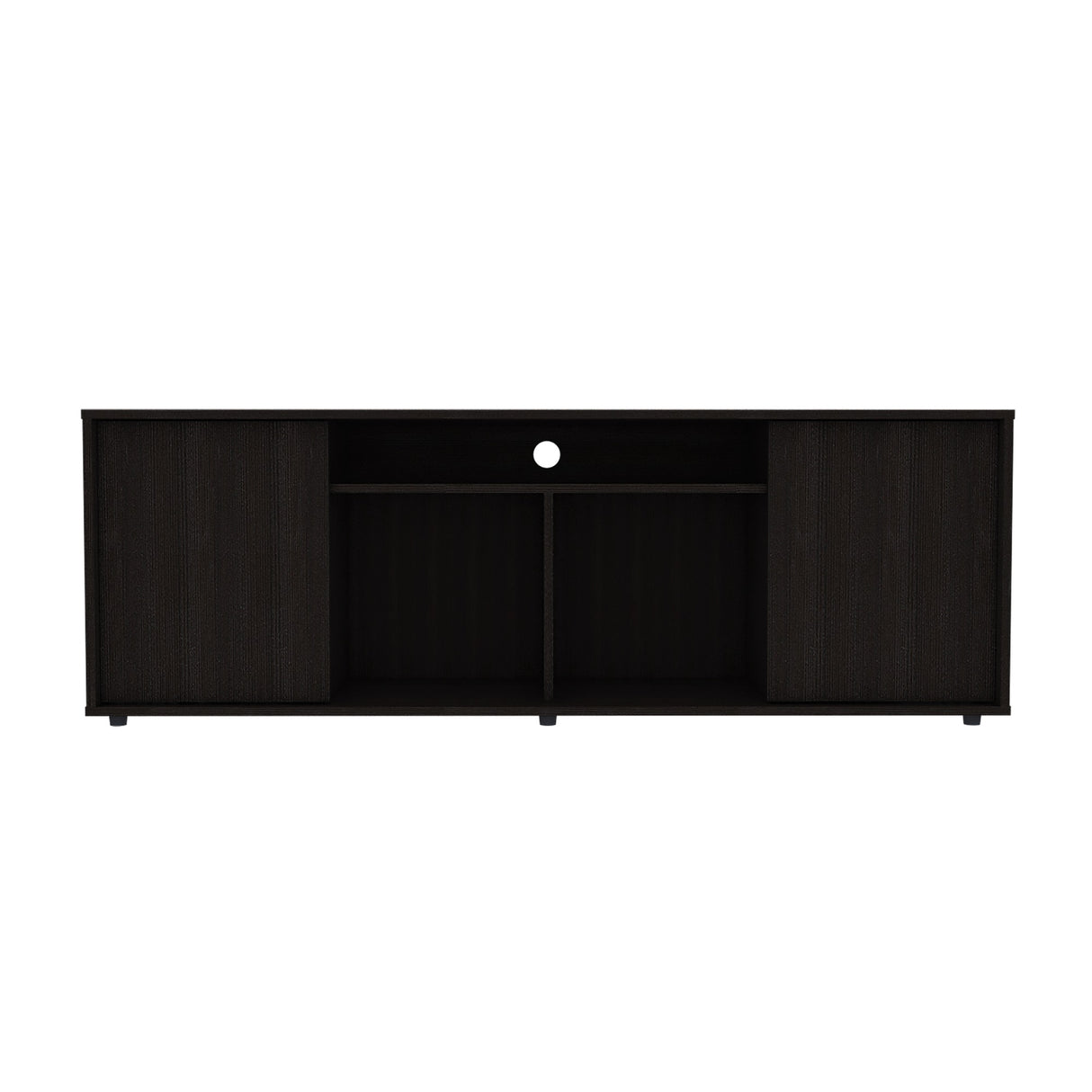 Rack de TV Prana Wengue 150.4x51.5cm Para TV hasta 65 Pulgadas - Muebles de TV | Bylmo