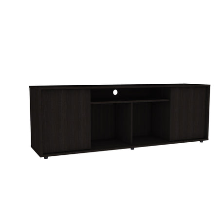 Rack de TV Prana Wengue 150.4x51.5cm Para TV hasta 65 Pulgadas - Muebles de TV | Bylmo