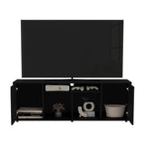 Rack de TV Prana Wengue 150.4x51.5cm Para TV hasta 65 Pulgadas - Muebles de TV | Bylmo