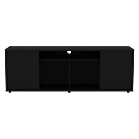 Rack de TV Prana Wengue 150.4x51.5cm Para TV hasta 65 Pulgadas - Muebles de TV | Bylmo