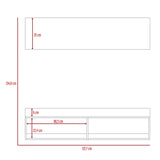Panel de TV Ravena Miel 137.7x134.6cm Para TV hasta 60 Pulgadas - Muebles de TV | Bylmo