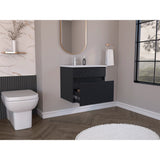 Mueble para Lavamanos Aydin Wengue 59.1x52cm Sin Lavamanos - Muebles para Lavamanos | Bylmo