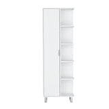 Armario de Baño Crovie Blanco 53.2x160cm con Entrepaños - Muebles para Baño | Bylmo