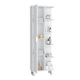 Armario de Baño Crovie Blanco 53.2x160cm con Entrepaños - Muebles para Baño | Bylmo