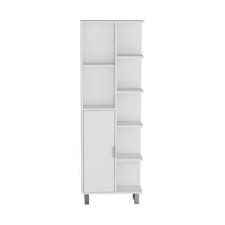 Armario de Baño Tain Blanco 53.2x160cm con Entrepaños - Muebles para Baño | Bylmo