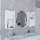 Estanteria para Baño Bath R Blanco 30x60.1cm sin Cajones y con Dos Entrepaños