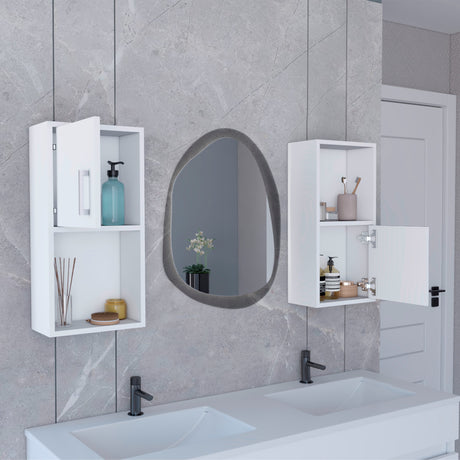 Estanteria para Baño Bath Blanco 30x60.1cm sin Cajones y con Dos Entrepaños - OTROS MUEBLES PARA BANHO | Bylmo