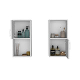 Estanteria para Baño Bath R Blanco 30x60.1cm sin Cajones y con Dos Entrepaños