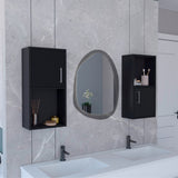 Estanteria para Baño Bath Wengue 30x60.1cm sin Cajones y con Dos Entrepaños - OTROS MUEBLES PARA BANHO | Bylmo