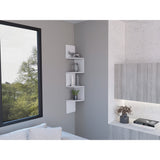 Repisa Rosset Blanco 25x131cm De Cuatro Niveles - REPISAS | Bylmo