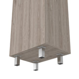 Organizador de Aseo Nala Ceniza 51.2x181.2cm con Colgadero de Escobas - Muebles de Aseo y Ropas | Bylmo