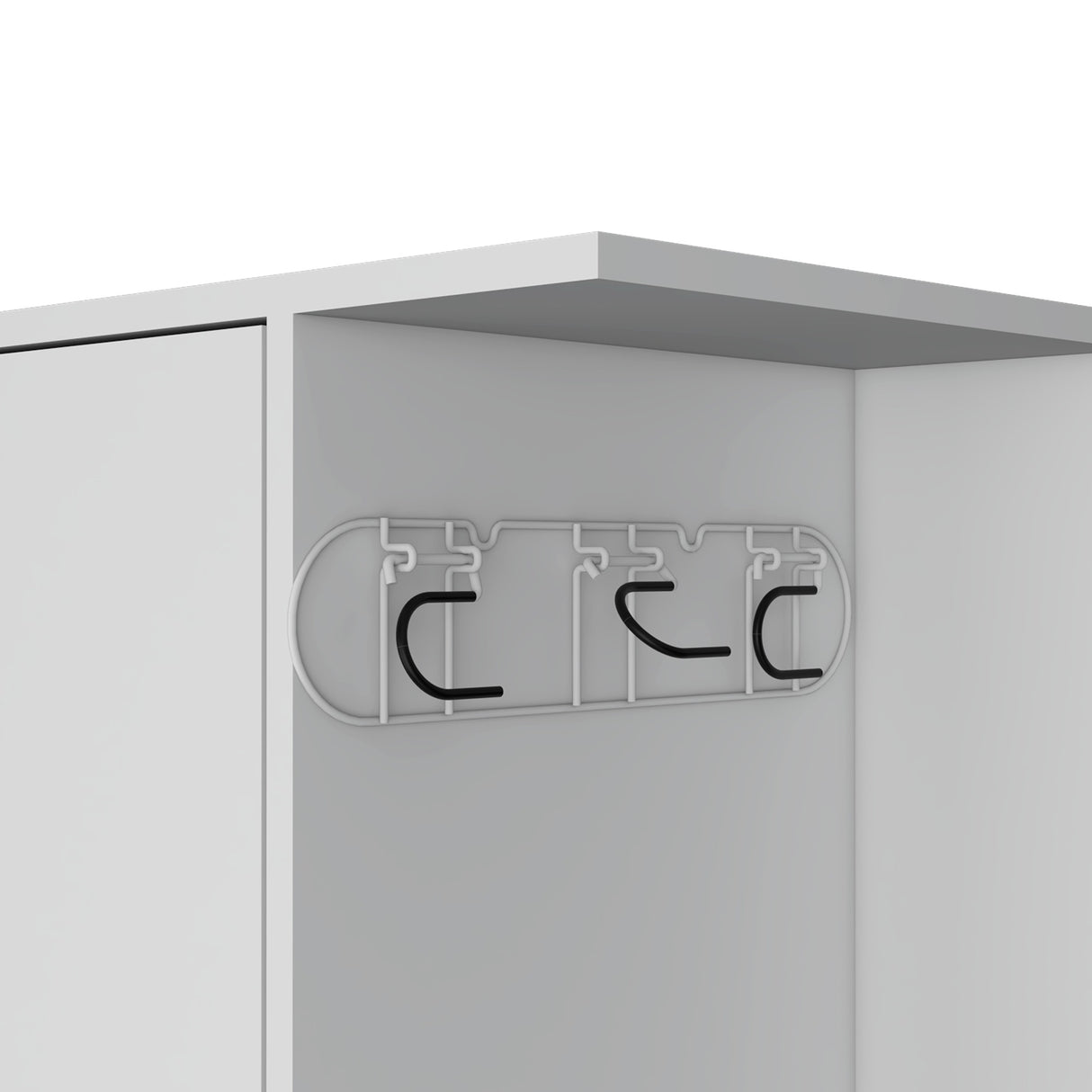 Organizador de Aseo Austin Blanco 51.2x181.2cm con Dos Puertas - Muebles de Aseo y Ropas | Bylmo