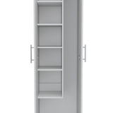 Organizador de Aseo Nala Blanco 51.2x181.2cm con Dos Puertas - Muebles de Aseo y Ropas | Bylmo