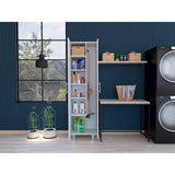 Organizador de Aseo Nala Blanco 51.2x181.2cm con Dos Puertas - Muebles de Aseo y Ropas | Bylmo