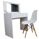 Tocador Marcoma Blanco 76x80cm con Silla Eames - Tocadores | Bylmo