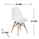 Tocador Marcoma Blanco 76x80cm con Silla Eames - Tocadores | Bylmo