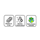 Tocador Marcoma Blanco 76x80cm con Silla Eames - Tocadores | Bylmo