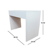 Tocador Blanco 76x80cm Sin Sillas - Tocadores | Bylmo