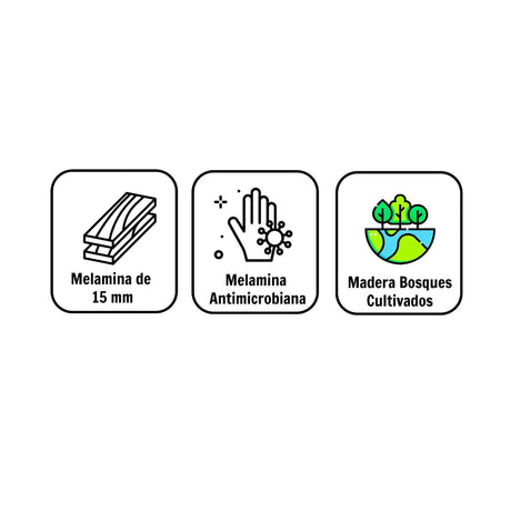 Tocador Blanco 76x80cm Sin Sillas - Tocadores | Bylmo