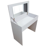 Tocador Blanco 76x80cm Sin Sillas - Tocadores | Bylmo