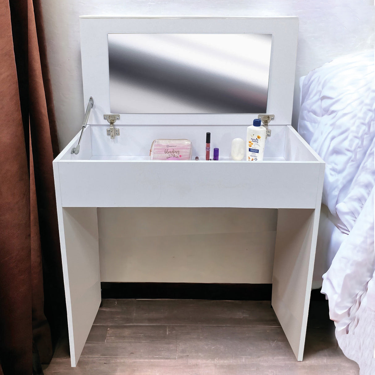 Tocador Blanco 76x80cm Sin Sillas - Tocadores | Bylmo