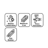 Mesa de Centro Gota 30x110cm Amaretto Triangular - Mesas de Centro | Bylmo