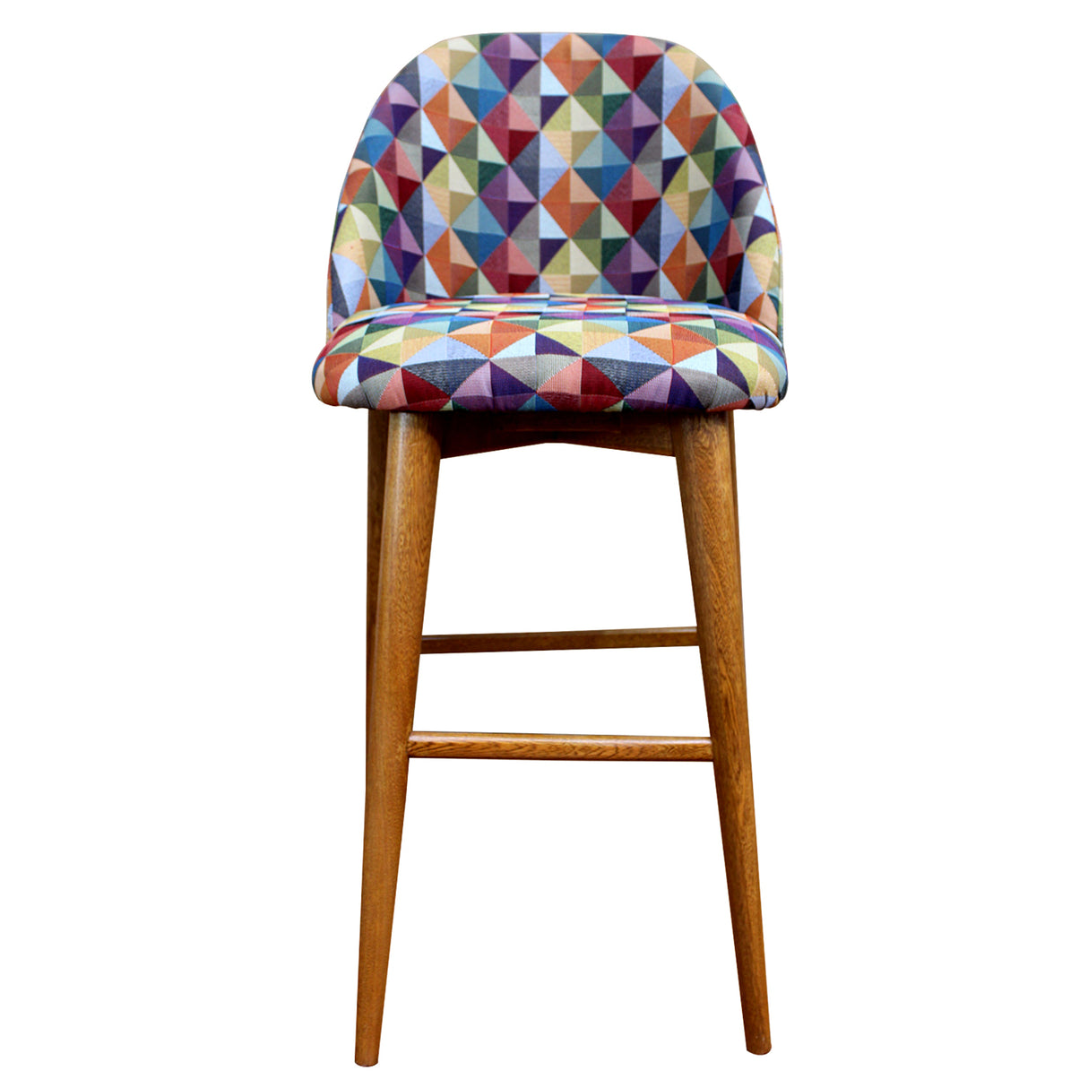 Silla Bar Abarra Multicolor 100x45cm con Espaldar - Sillas y Butacos | Bylmo