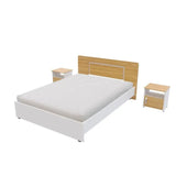 Combo Cama y Mesas de Noche Double Life Duna 151x81.2cm para Cama Doble 140x190cm - CAMAS | Bylmo
