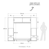 Combo Cama y Closet Double Life Duna 148x21.5cm para Cama Doble 140x190cm - CAMAS | Bylmo