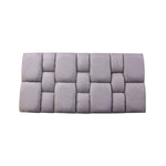 Cabecero Flotante Kramer Gris Claro 100x60cm Para Cama Sencilla