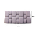 Cabecero Flotante Kramer Gris Claro 120x60cm Para Cama Semidoble - Cabeceros | Bylmo