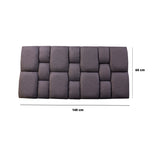 Cabecero Flotante Kramer Gris Oscuro 140x60cm Para Cama Doble - Cabeceros | Bylmo