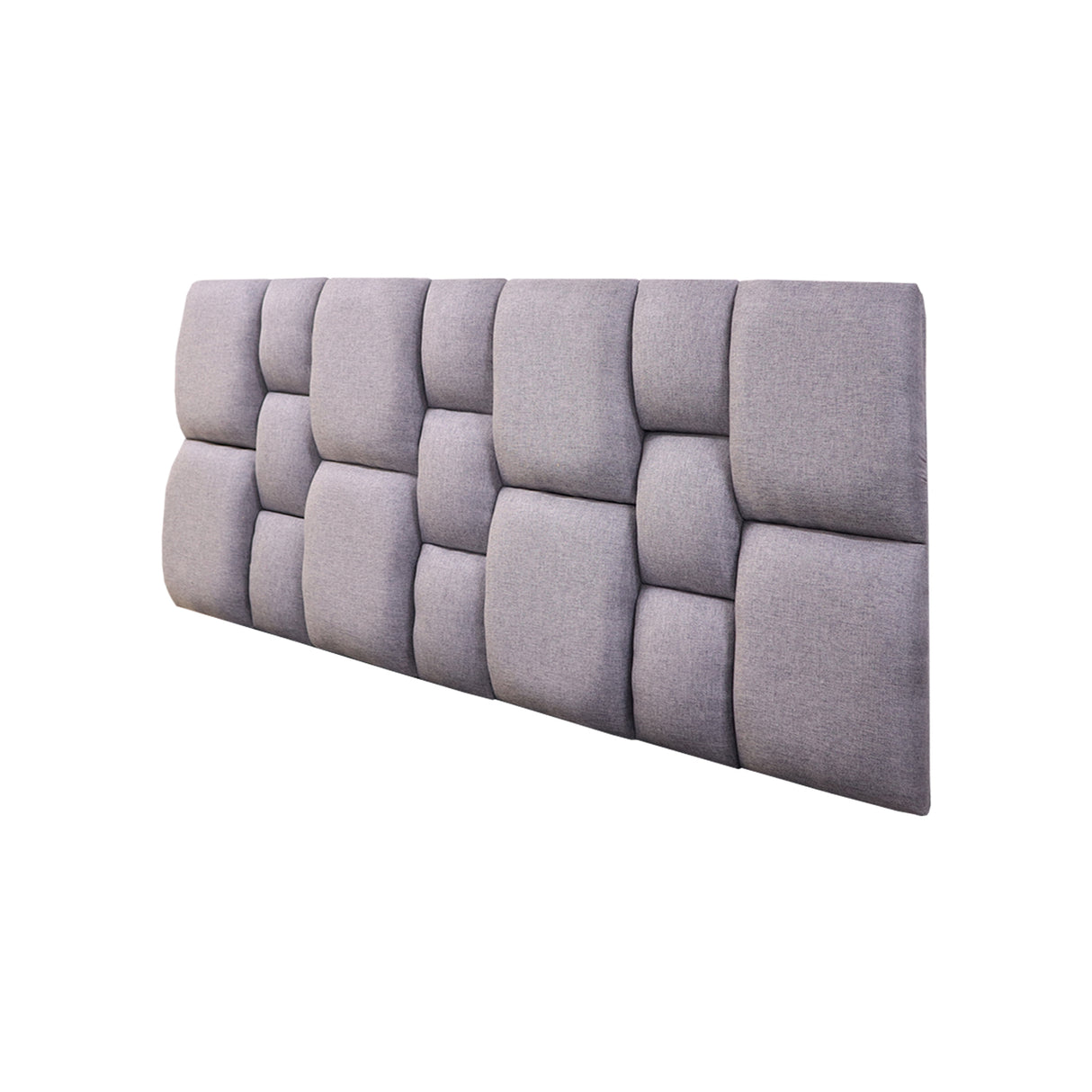 Cabecero Flotante Kramer Gris Claro 200x60cm Para Cama King - Cabeceros | Bylmo