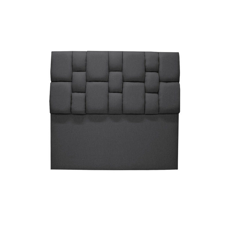 Cabecero De Piso Kramer Gris Oscuro 100x110cm Para Cama Sencilla